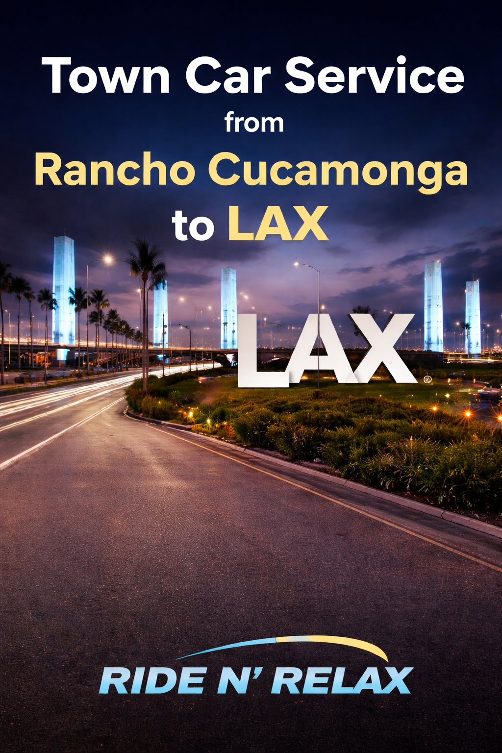 Town Car Service From Rancho Cucamonga to LAX