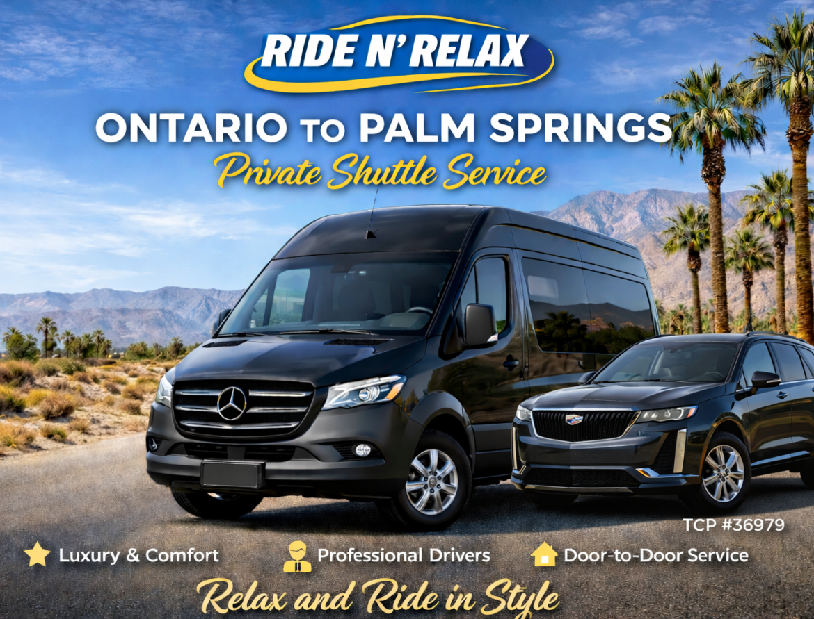 Ontario Palm Springs Private Shuttle Service