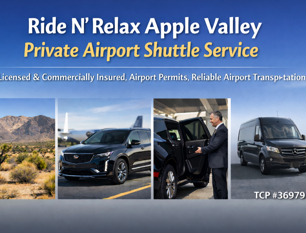 apple valley private airport shuttle service