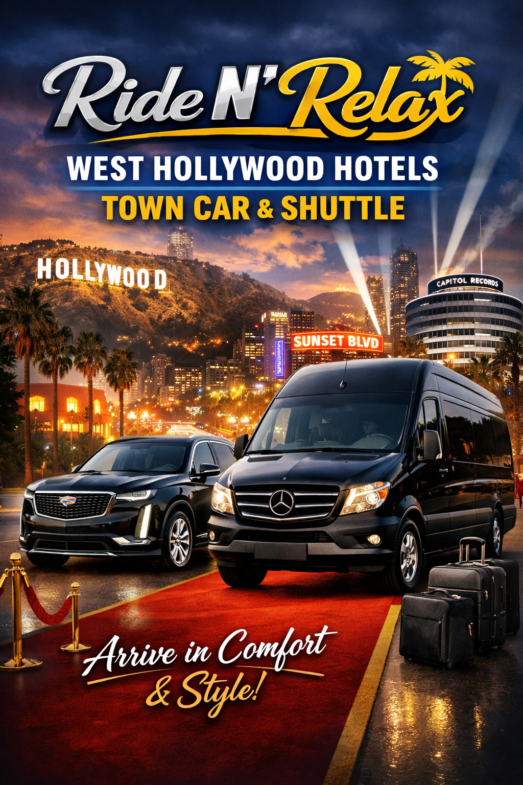West Hollywood Hotels Town Car And Shuttle