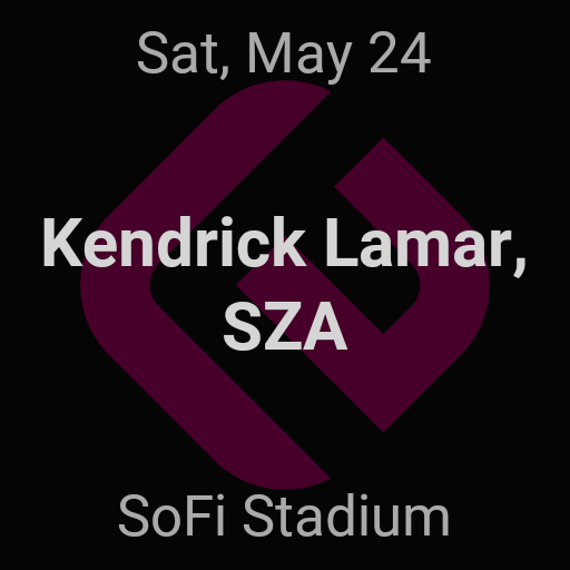 Kendrick Lamar At Sofi Stadium