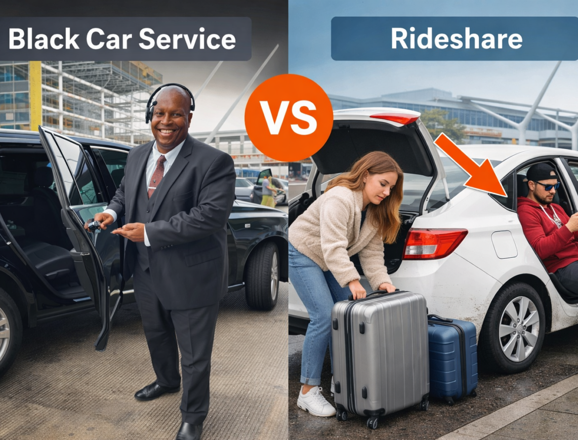 Rideshare vs black car service