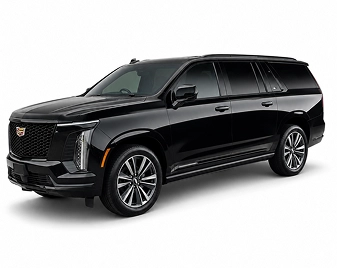 Figure → Cadillac Escalade SUV Private Car Service Los Angeles LAX Limo Luxury black Cadillac Escalade ESV
